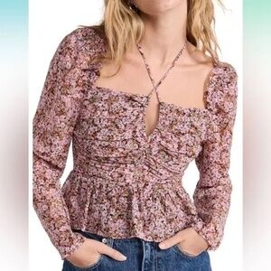 *Like New / Hardly Worn* ASTR The Label Tony Strappy Peplum Top Size: L